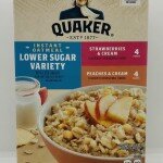 Quaker straw & cream/peaches & cream 240g.