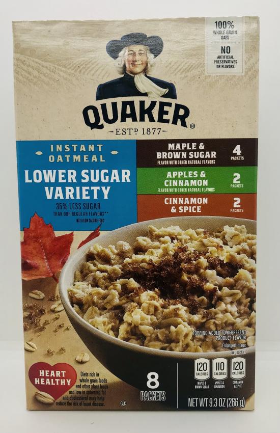 Quaker Maple & brown sugar 266g.