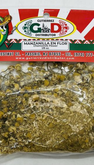 Gutierrez Distributor Chamomile Flower 1/8 Oz