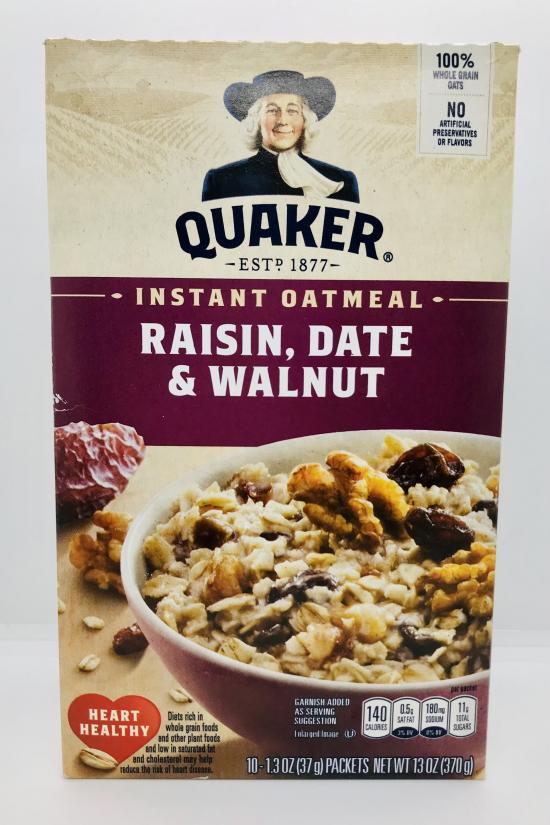 Quaker Raisin, Date & Walnut (370g.)