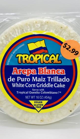 Tropical Arepa Blanca