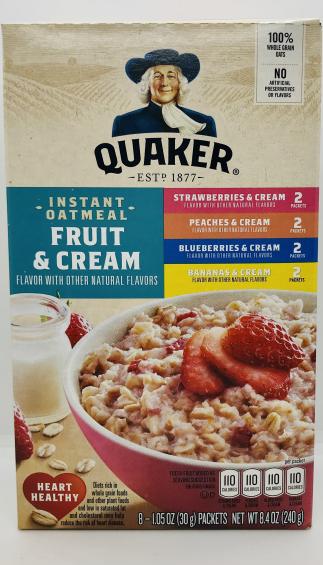 Quaker Fruit & Cream (240g.)