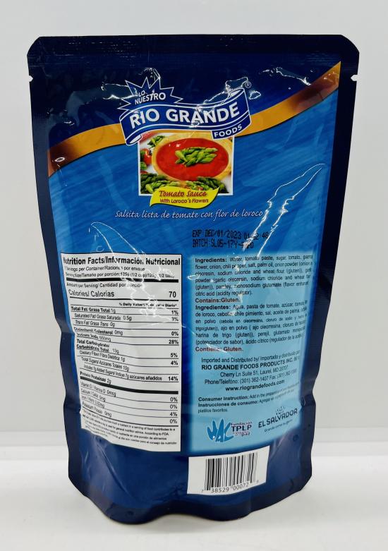 Rio Grande Tomato Sauce w. LF 227g.