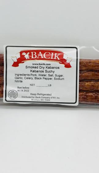 Bacik Smoked dry kabanos (lb)