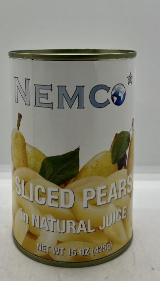 Nemco Sliced Pears Natural Juice 425g