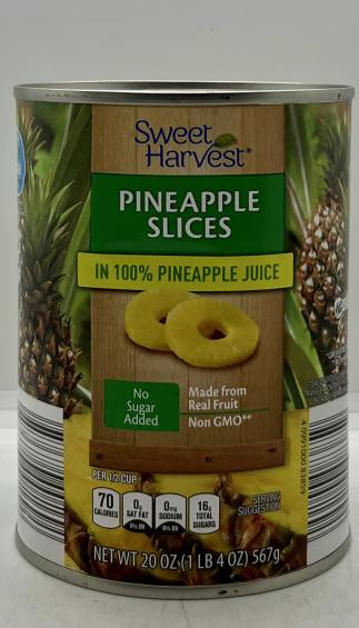 Sweet Harvest Pineapple Slices 567g