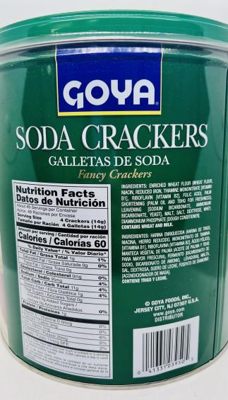 Goya Soda Crackers 680g.