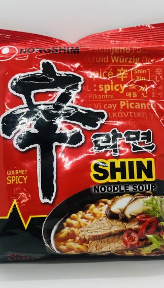 Nongshim shin noodle soup 120g.