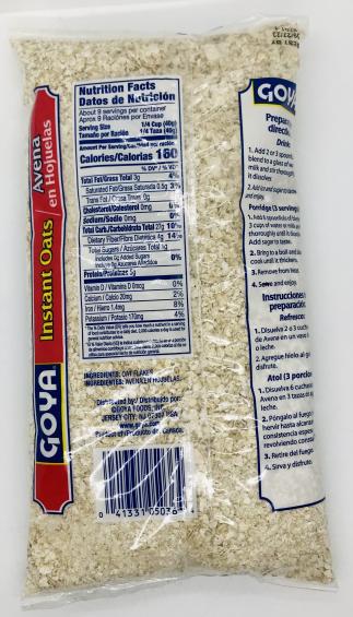 Goya Instant Oats 340g.