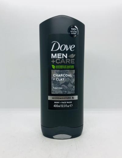 Dove Men+Care Elements Charcoal Body and Face Wash 400ml