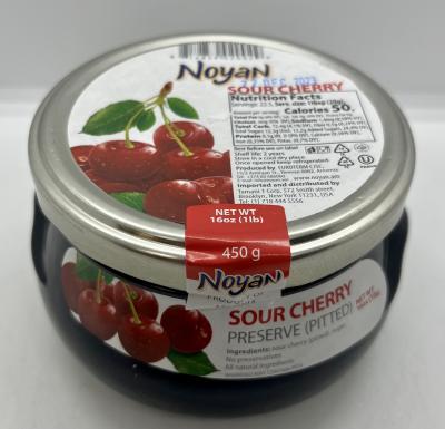 Noyan Sour Cherry Preserve Pitted 450g