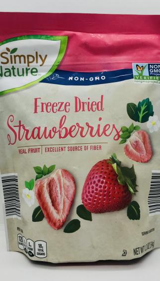 Simply nature Freeze dried Strawberries (34g.)