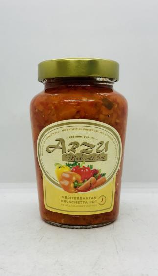 Arzu Mediterranean Bruschetta Hot 550g