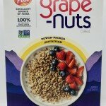 Post Grape nuts cereal 581g.