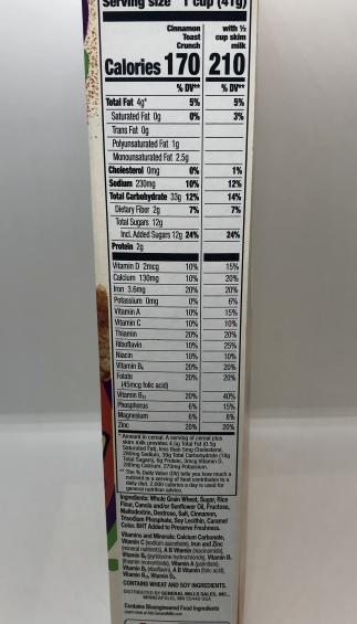 G & M Cinnamon toast Crunch 340g.