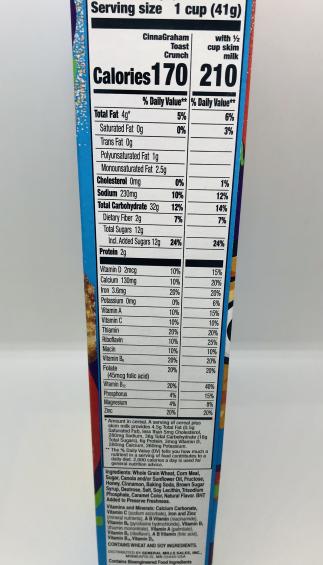 G & M Cinna Graham Toast Crunch 340g.