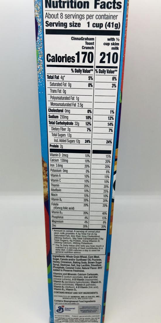 G & M Cinna Graham Toast Crunch 340g.