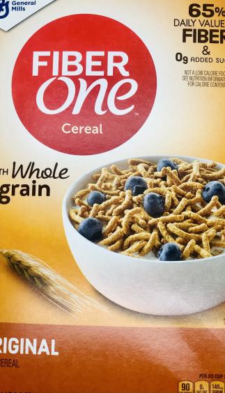 G & M Fiber one w. whole grain 555g.