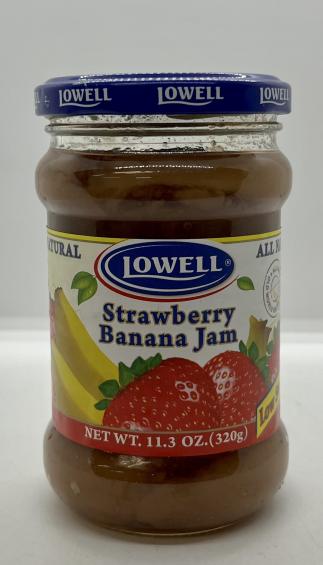 Lowell Strawberry Banana Jam 320g