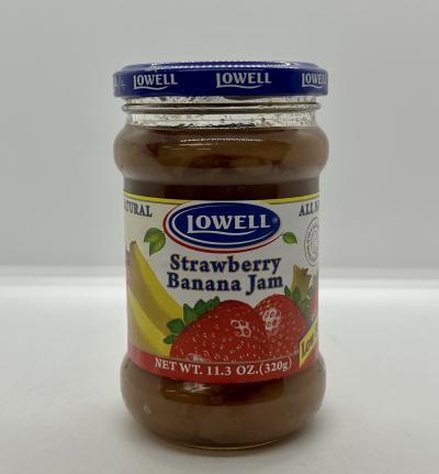 Lowell Strawberry Banana Jam 320g