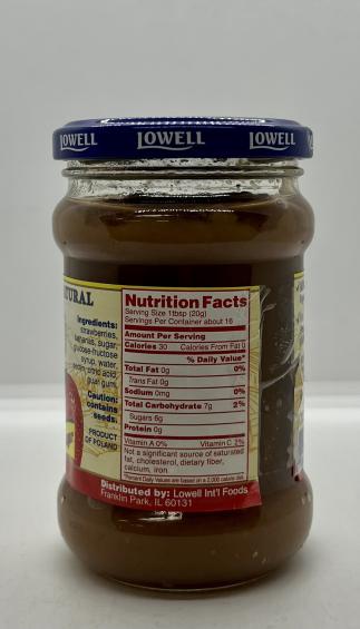 Lowell Strawberry Banana Jam 320g