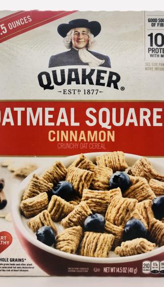 Quaker Oatmeal squares cinnamon (411g.)