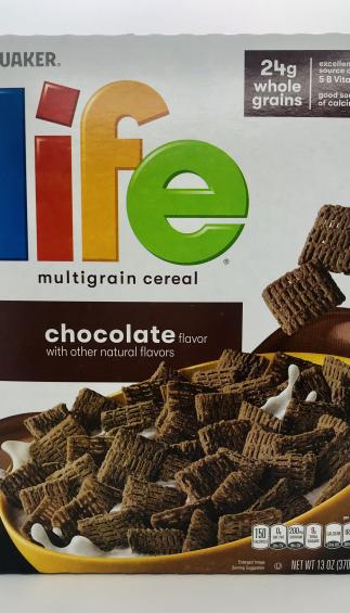 Quaker Life Multigrain Cereal Chocolate 370g.