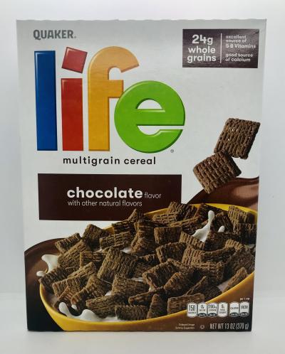 Quaker Life Multigrain Cereal Chocolate 370g.