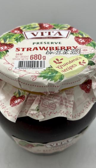 Vita Strawberry Preserve 680g