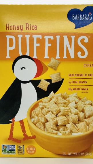 Barbara's Honey rice puffins 283g.