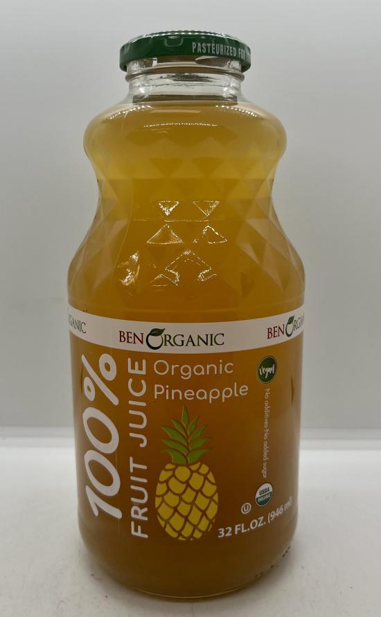 Ben Organic Pineapple Fruit Juice 946ml