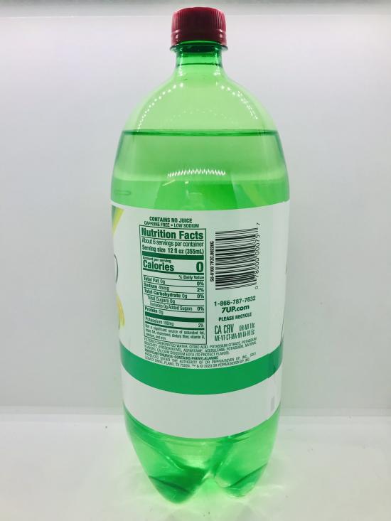 7UP Zero sugar 2L.