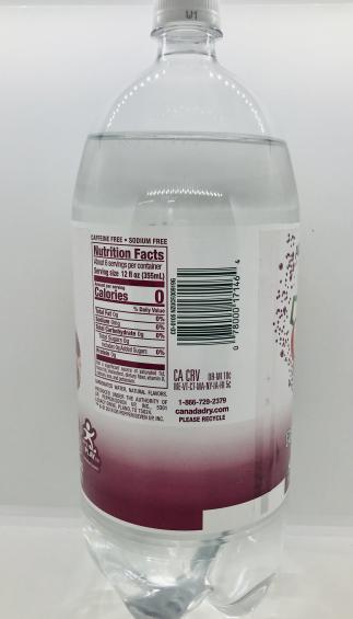 Canada Dry pomegranate cherry 2L.