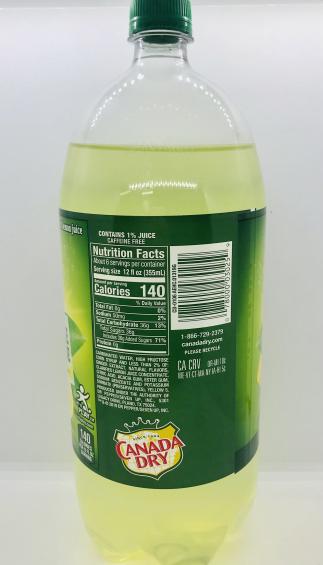 Canada Dry Ginger Ale and Lemonade 2L