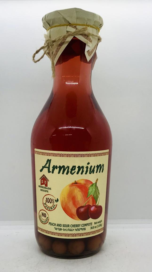 Armenium Peach and Sour Cherry Compote 1100g