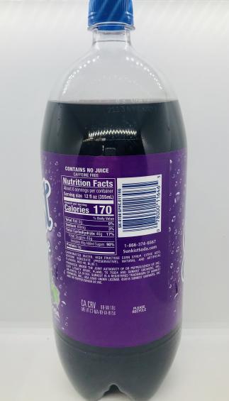 Sunkist Grape soda 2L.