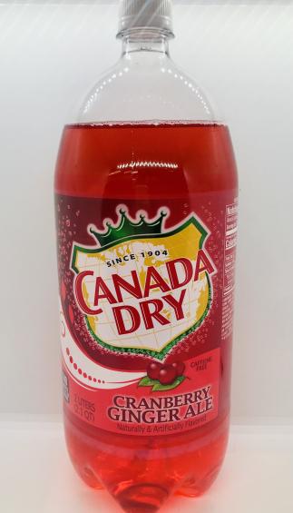 Canada Dry Cranberry Ginger Ale 2L.