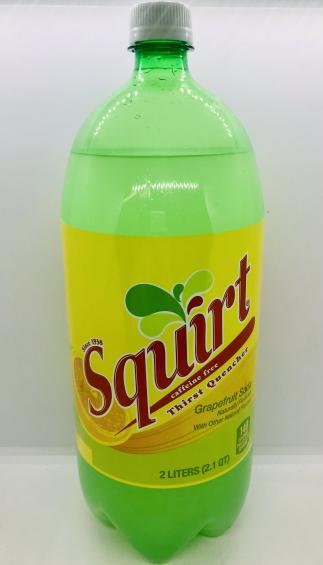 Squirt grapefruit soda 2L.