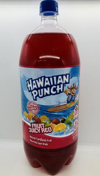 Hawaiian punch fruit juicy red 2L.