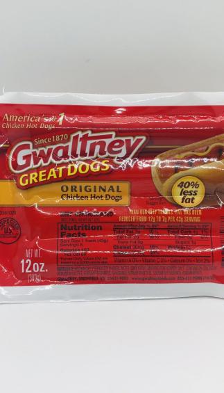 Gwaltney Original Chicken Hot Dogs