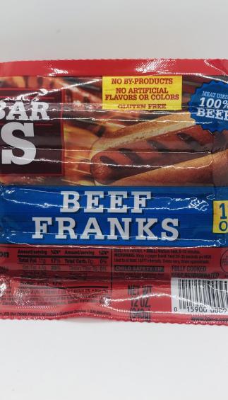 Bar S Beef Franks