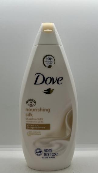 Dove Nourishing Silk Body Wash 500ml