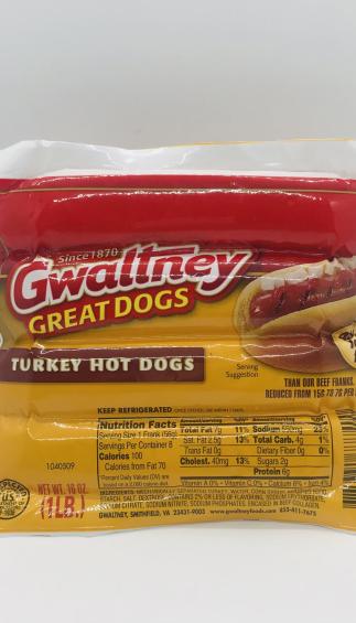 Gwaltney Turkey Hot Dogs