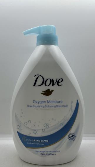 Dove Oxygen Moisture Nourishing Softening Body Wash 1L