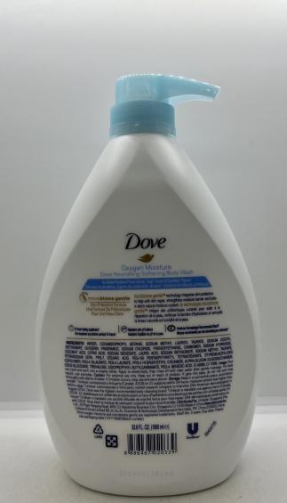 Dove Oxygen Moisture Nourishing Softening Body Wash 1L