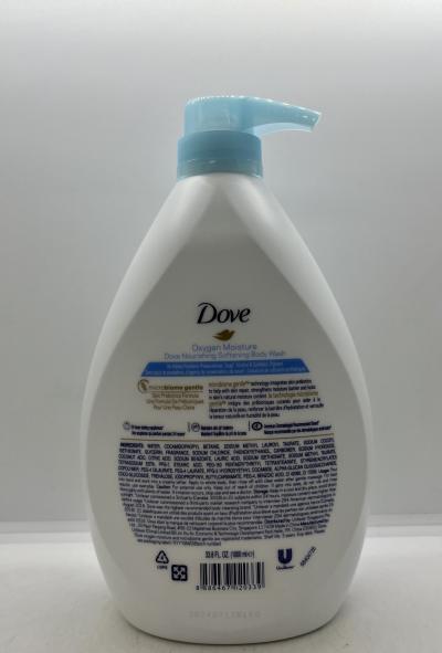 Dove Oxygen Moisture Nourishing Softening Body Wash 1L