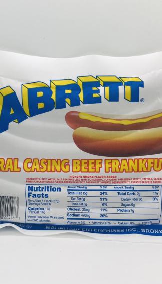 SABRETT Natural Casing Beef