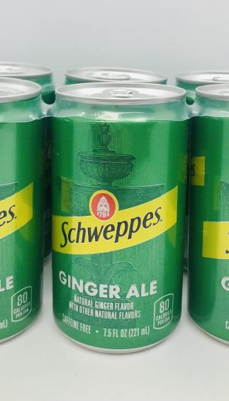 Schweppes Ginger Ale 221mL.