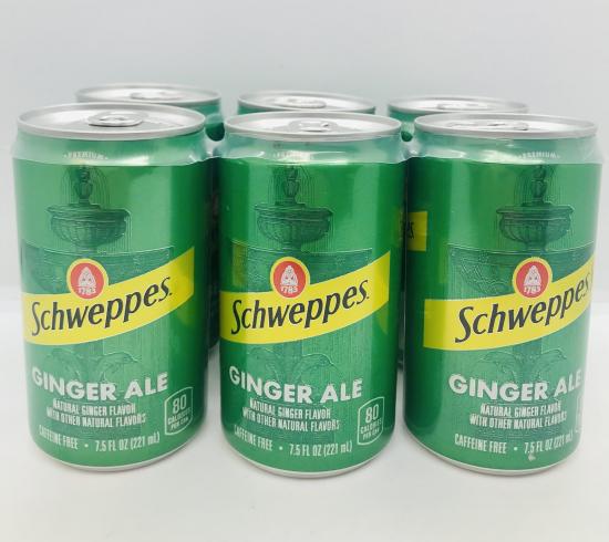 Schweppes Ginger Ale 221mL.