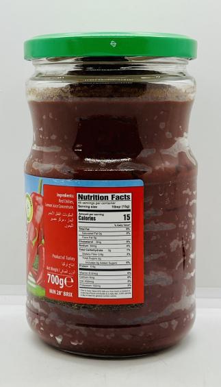 Floria Hot Pepper Paste 700g.